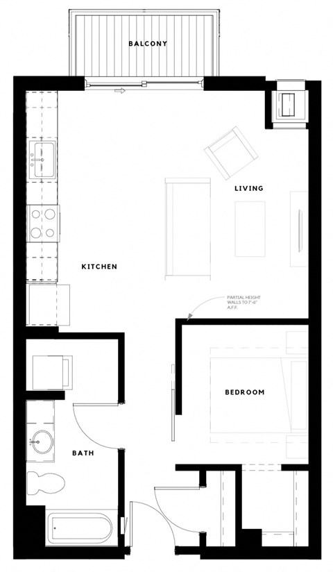 Westley on Broadway J3 Floor Plan